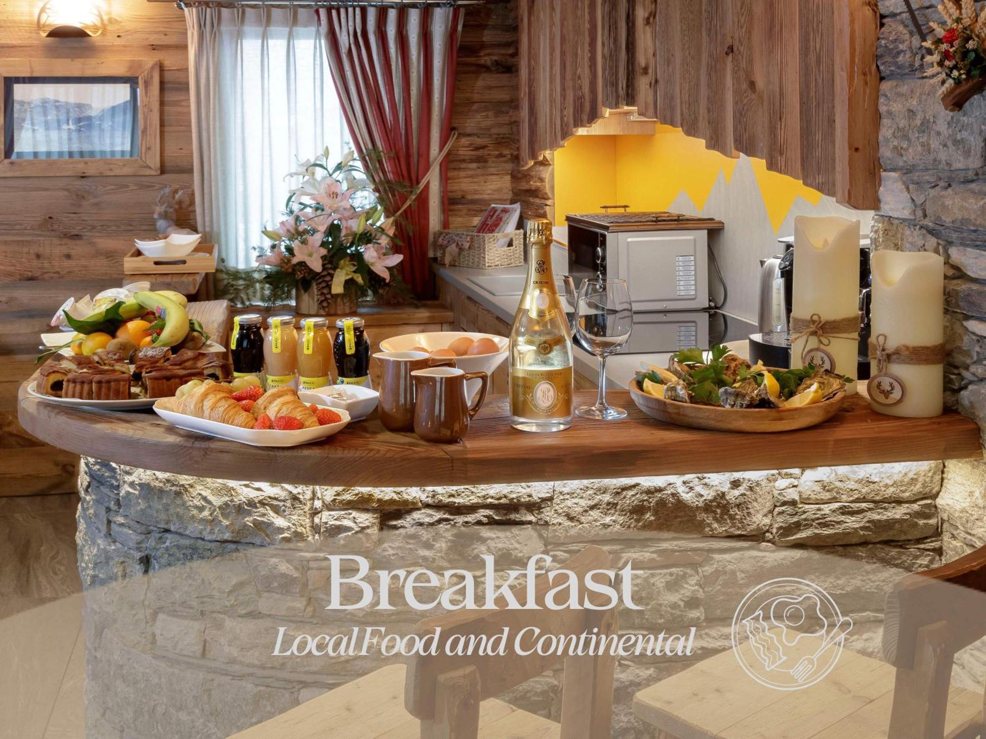 Chalet Matterhorn Francois - Central Ski Chalet With Spa And Breakfast, 100Mt Lift 브루일서비니아 외부 사진